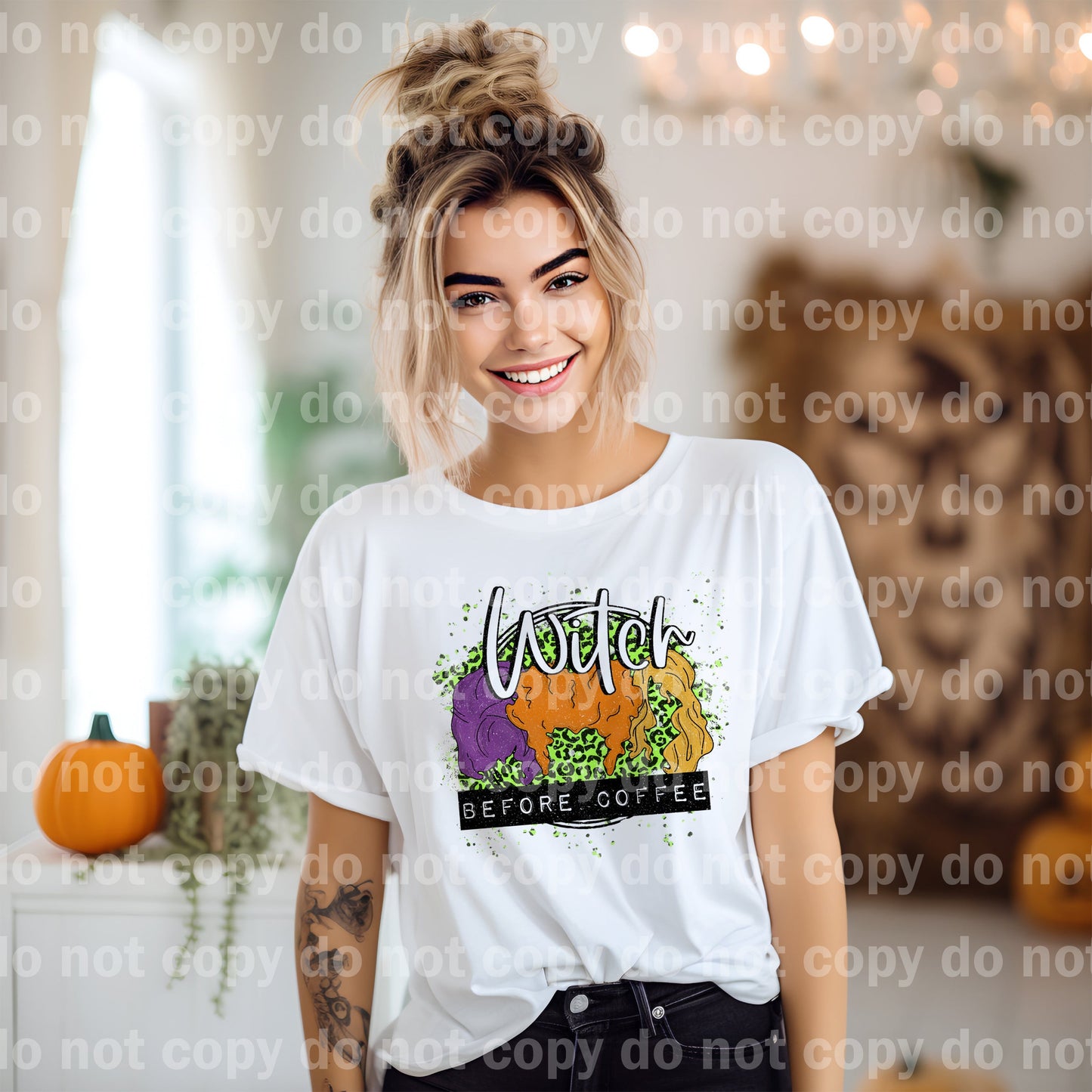 Witch Before Coffee Pocket Option Dream Print or Sublimation Print
