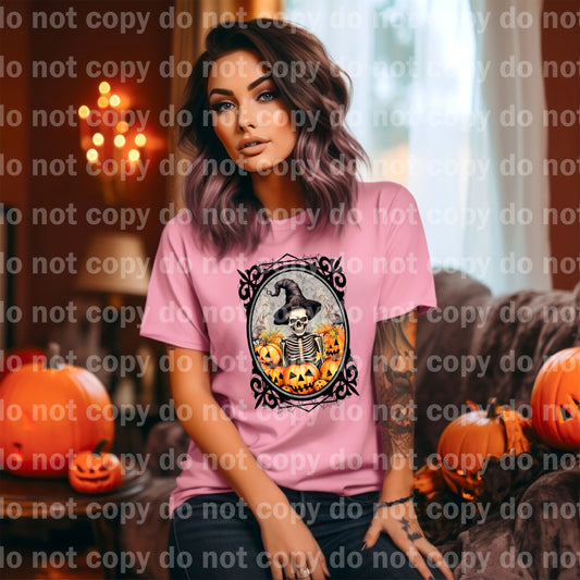 Witch Skellie And Pumpkins Dream Print or Sublimation Print