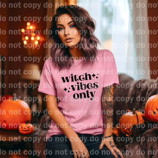 Witch Vibes Only Black/White Dream Print or Sublimation Print