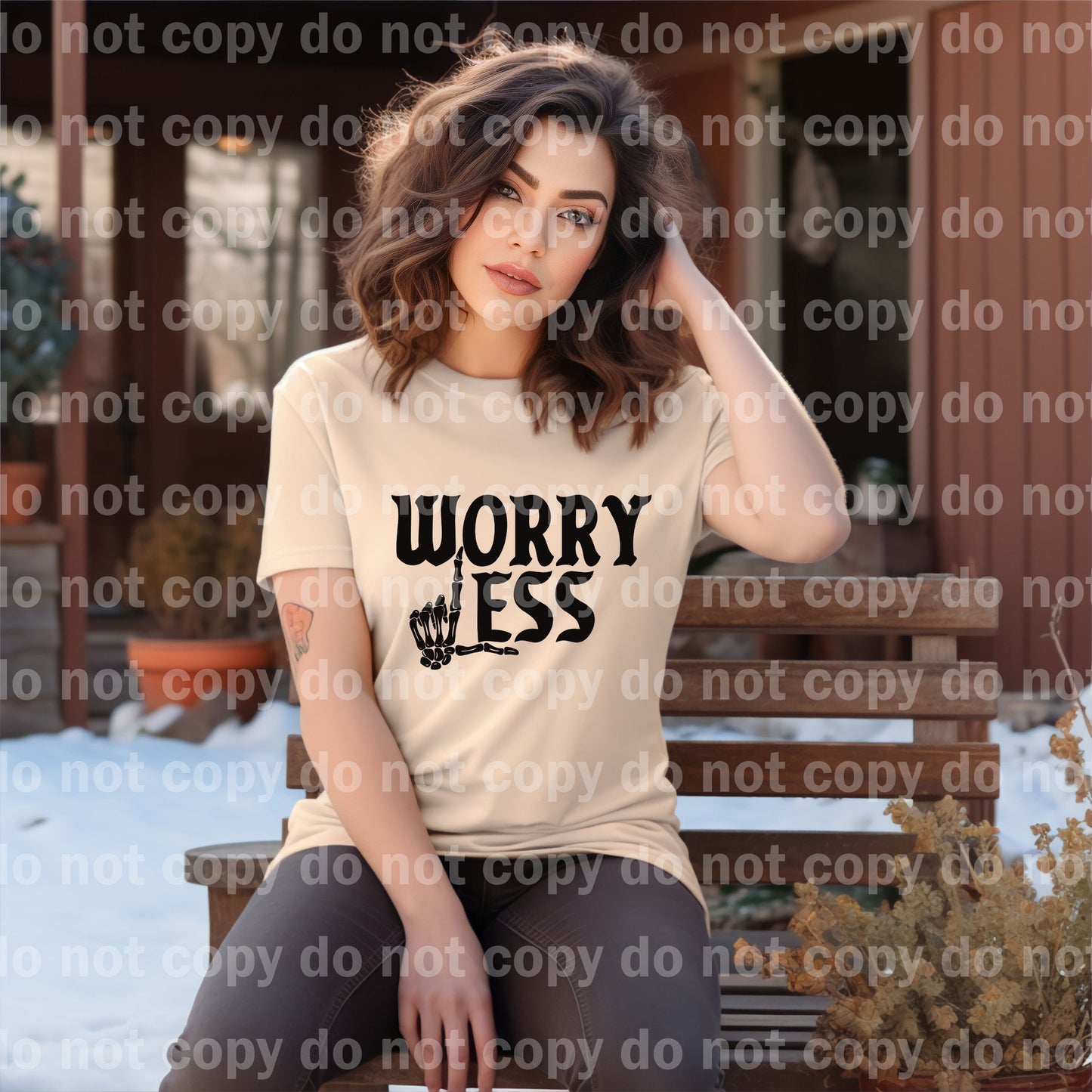 Worry Less Distressed/Non Distressed Dream Print or Sublimation Print