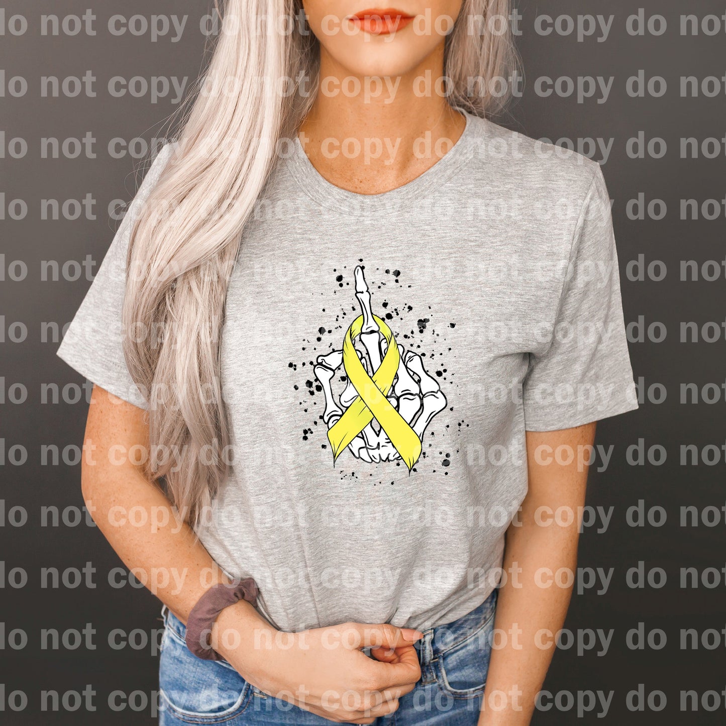 Yellow Cancer Ribbon Dream Print or Sublimation Print