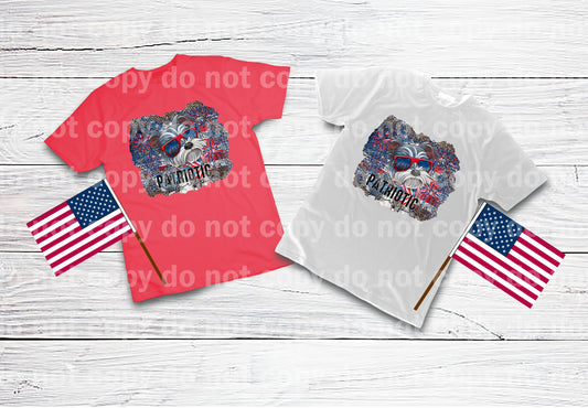 One Patriotic Pup Yorkie Dream Print or Sublimation Print