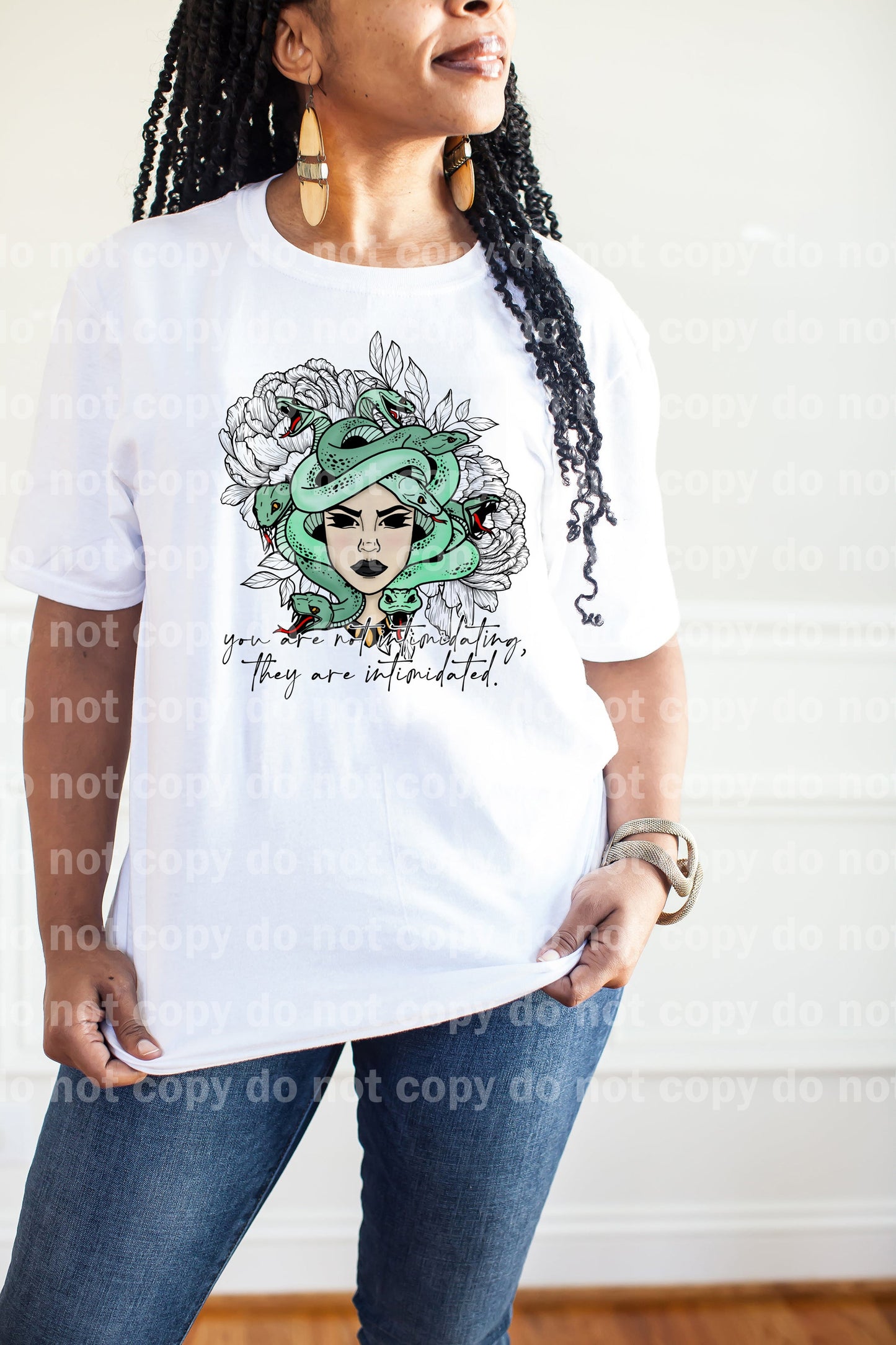 You Are Not Intimidating They Are Intimidated Green Light Skin/Dark Skin Tone Dream Print or Sublimation Print
