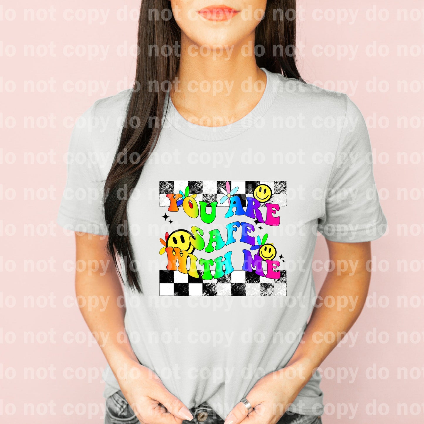 You Are Safe With Me Rainbow Dream Print or Sublimation Print