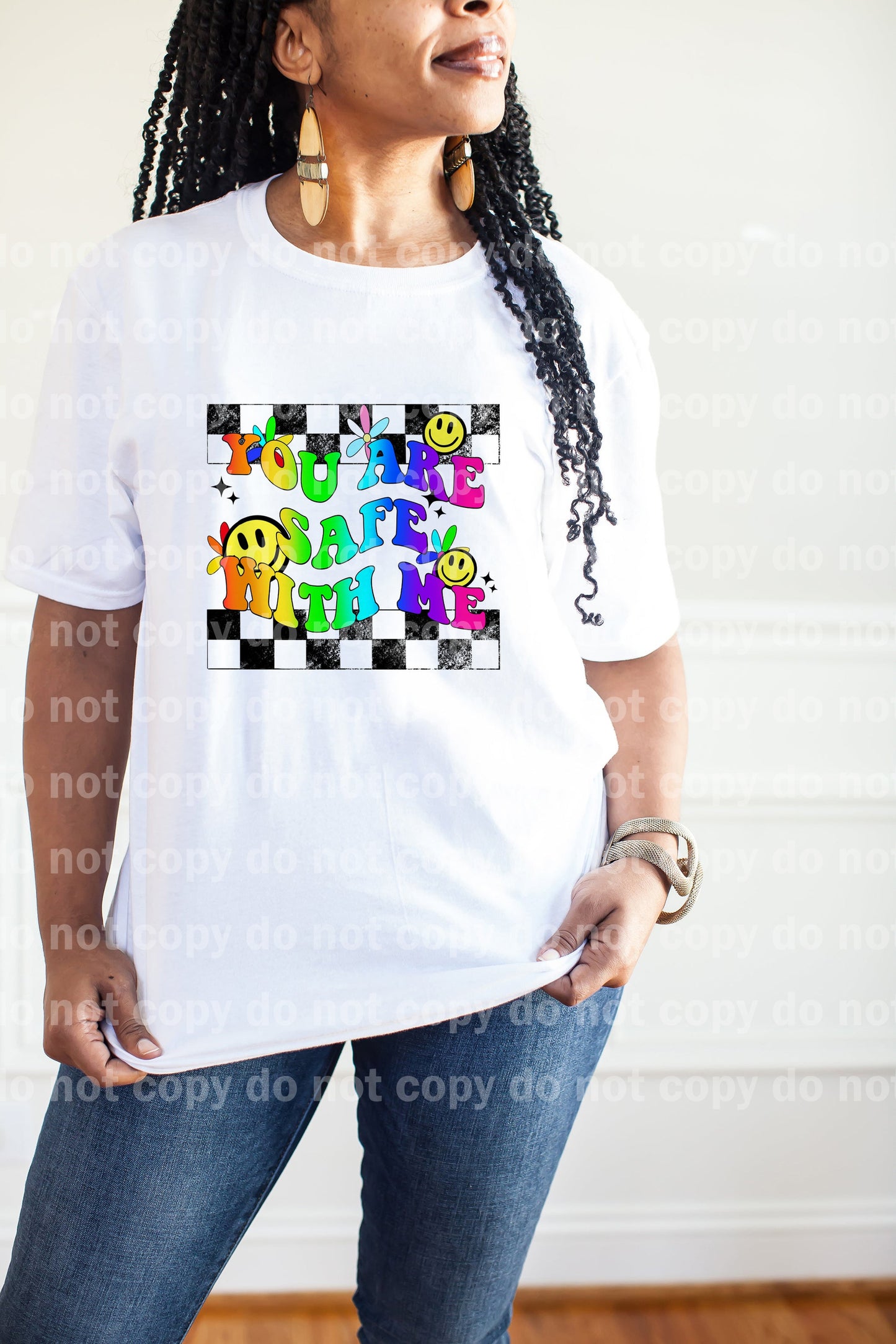 You Are Safe With Me Rainbow Dream Print or Sublimation Print