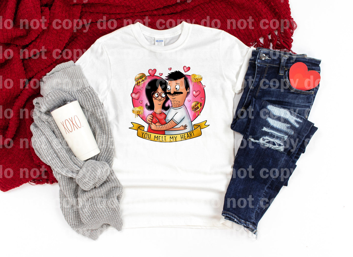 You Melt My Heart with Optional Sleeve Design Dream Print or Sublimation Print