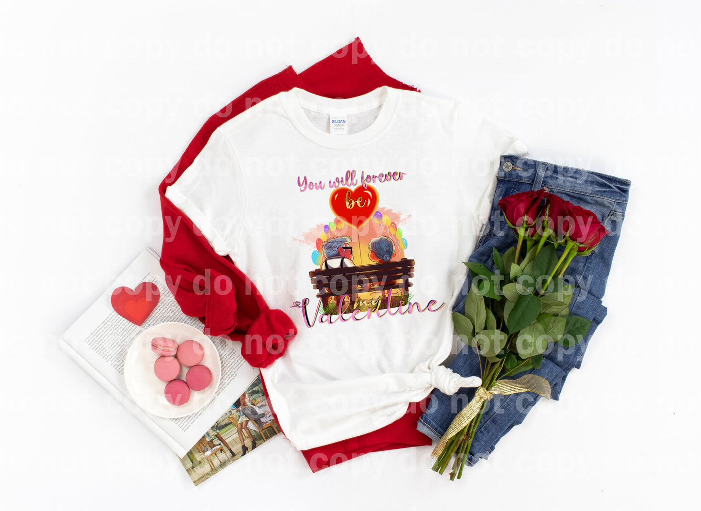 You Will Forever Be My Valentine Carl and Ellie with Pocket Option Dream Print or Sublimation Print