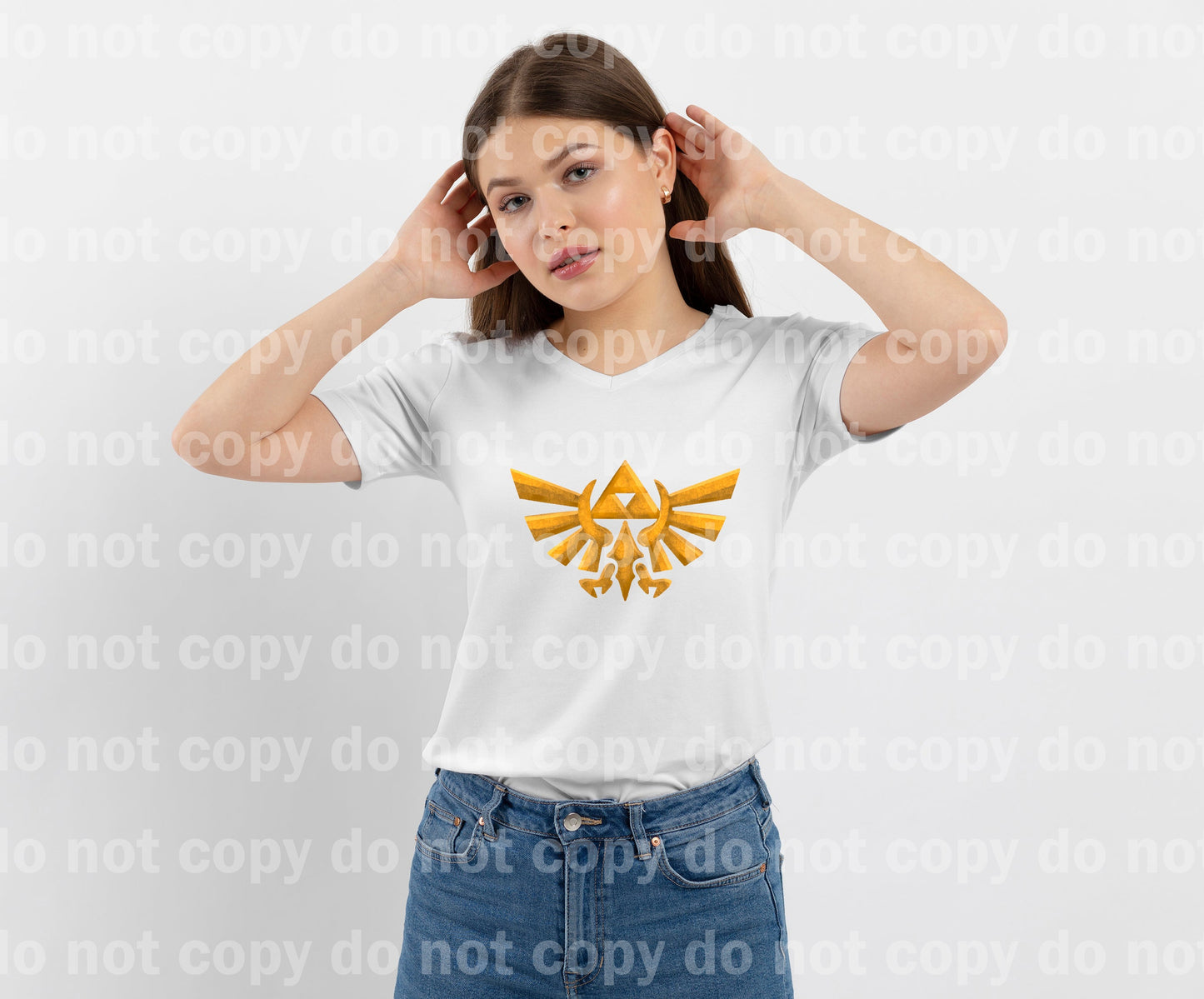 Zelda Triforce Eagle Logo Dream Print or Sublimation Print