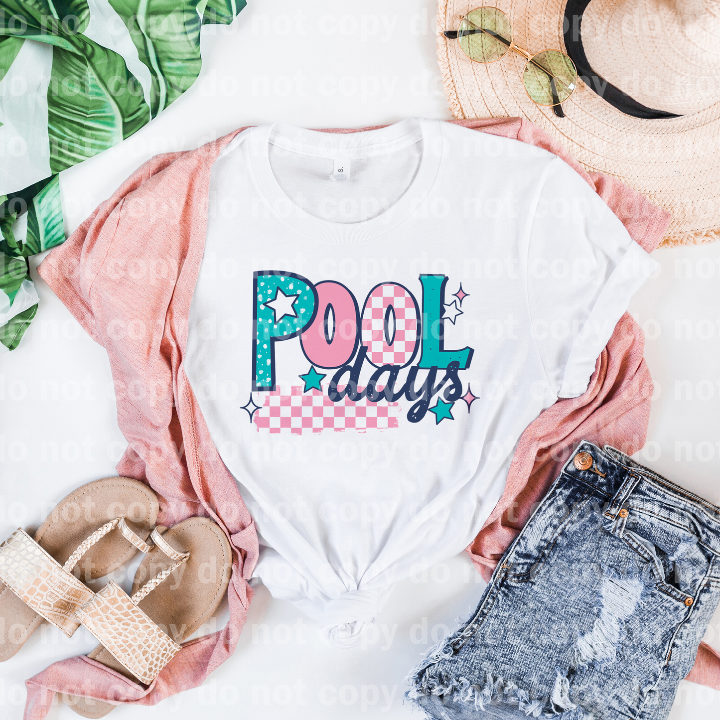 Pool Days Checkered