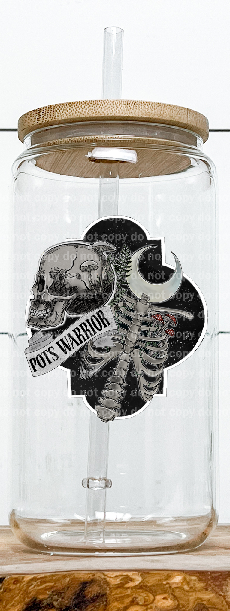 Pots Warrior Skull Moon Emblem