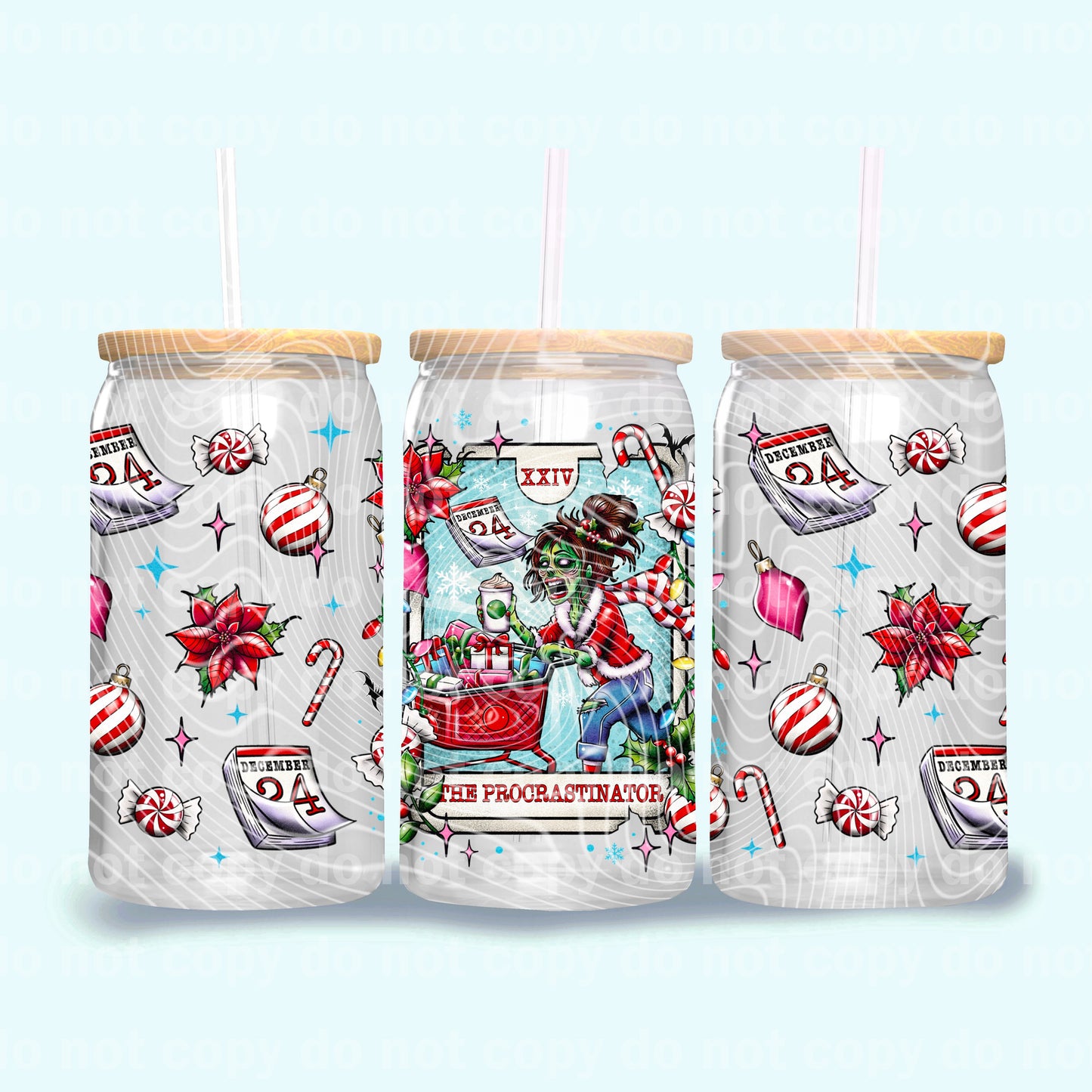 The Procrastinator Tarot 16oz Cup Wrap