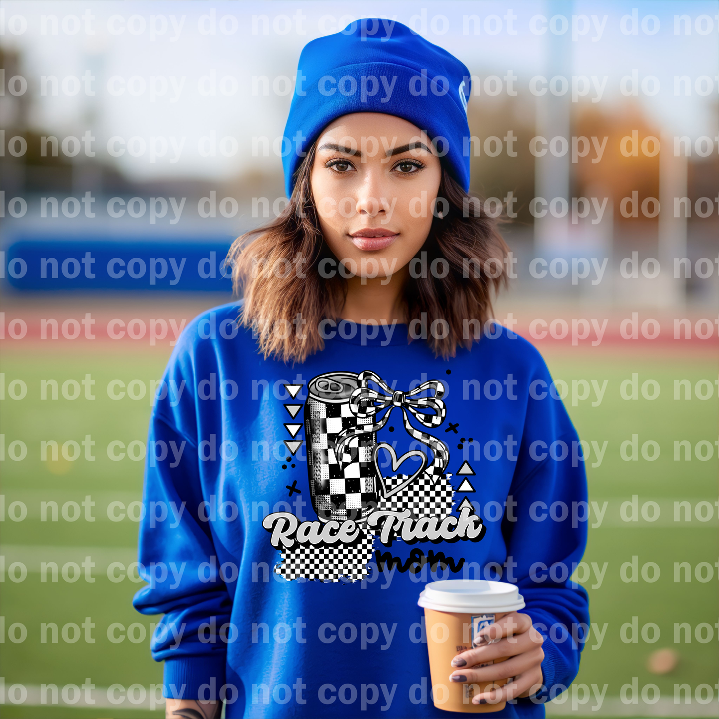 Race Track Mom Soda Can Bow