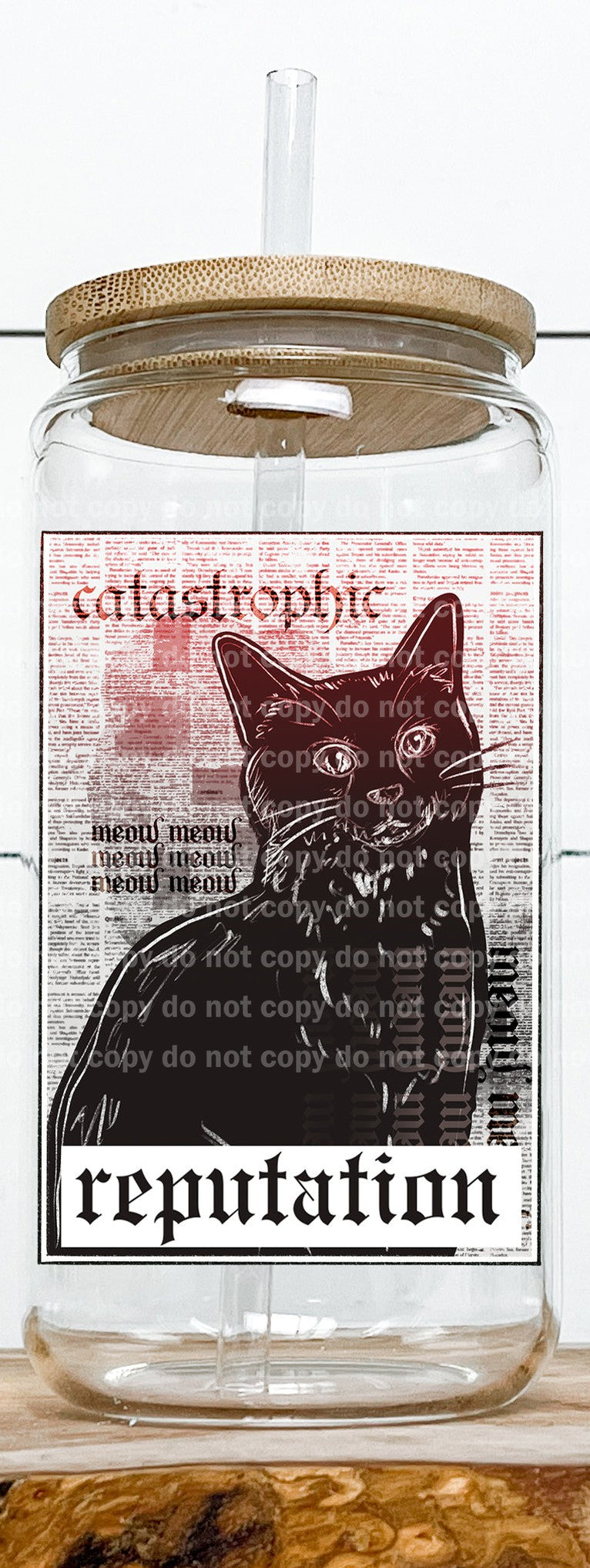 Reputation Black Cat Tarot Card