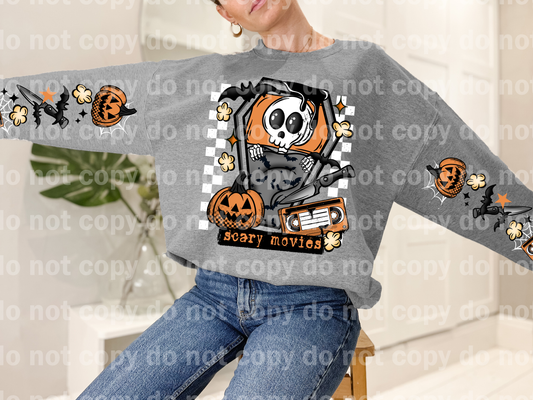 Scary Movies Scary White Checkered