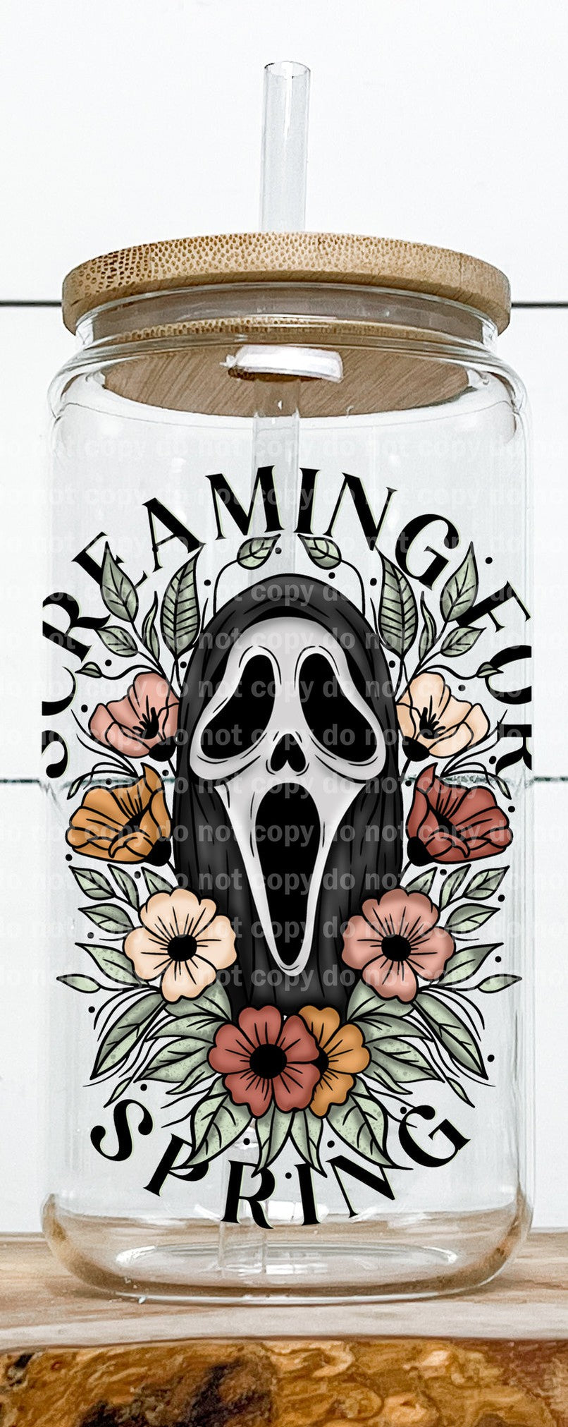 Screaming For Spring Black Font