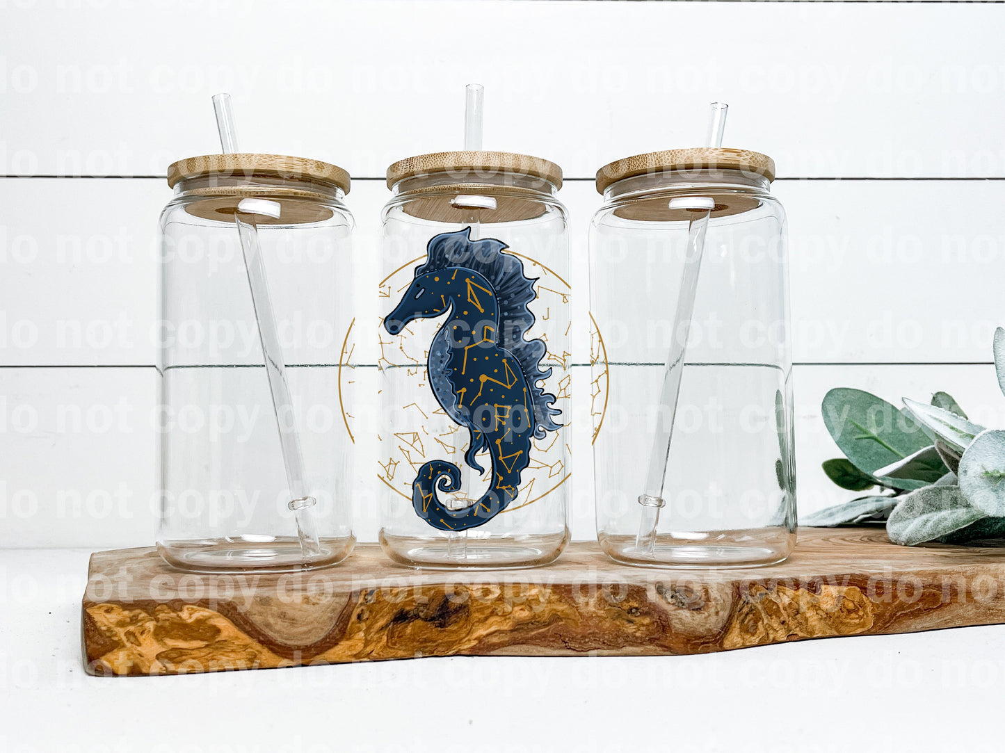 Sea Horse Constellation Decal 3.5 x 4