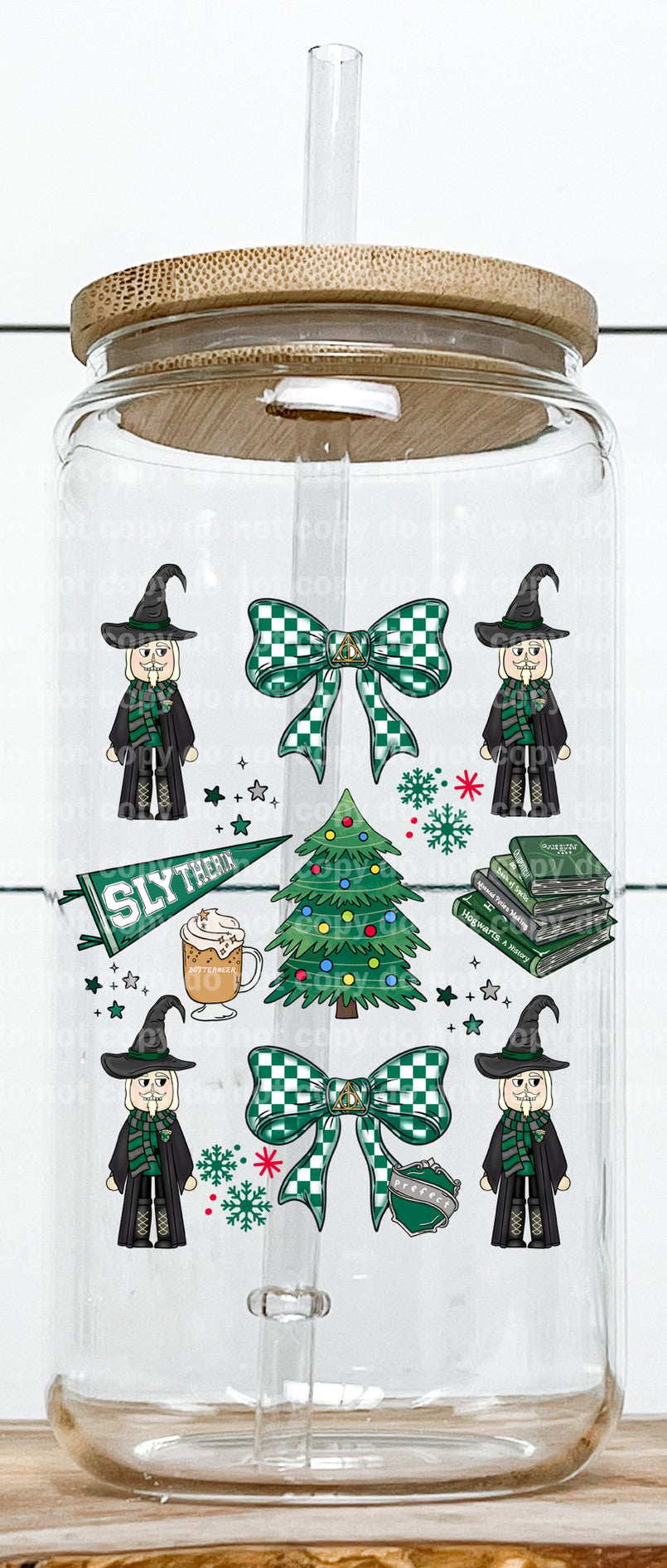 HP Slyth Serpent Nutcracker Christmas Collage