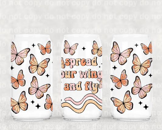 Spread Your Wings and Fly 16oz Cup Wrap