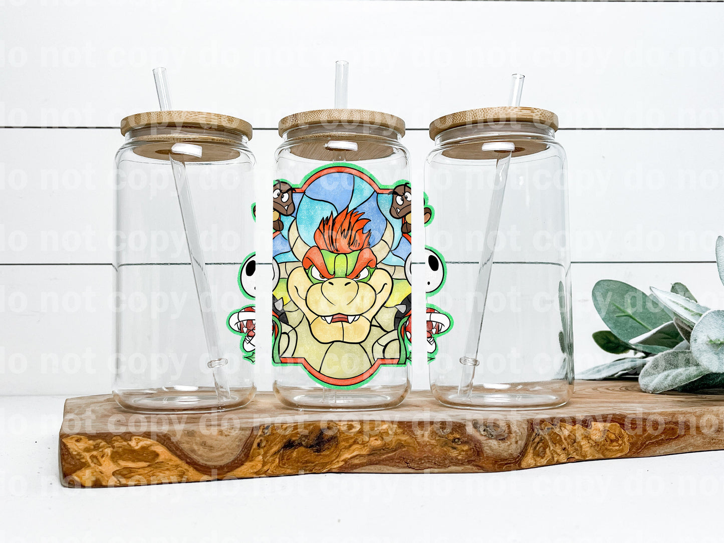 Stained Glass Koopa Turtle