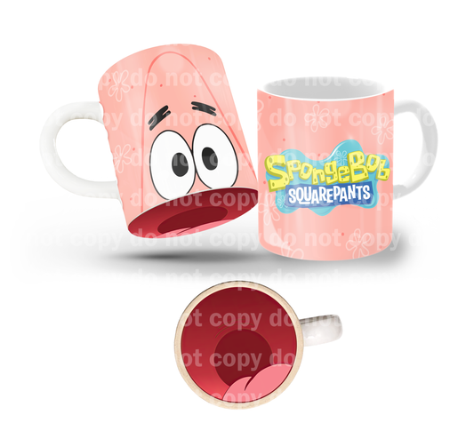 Starfish Tilt & Sip Mug Wrap + Bottom Design Set