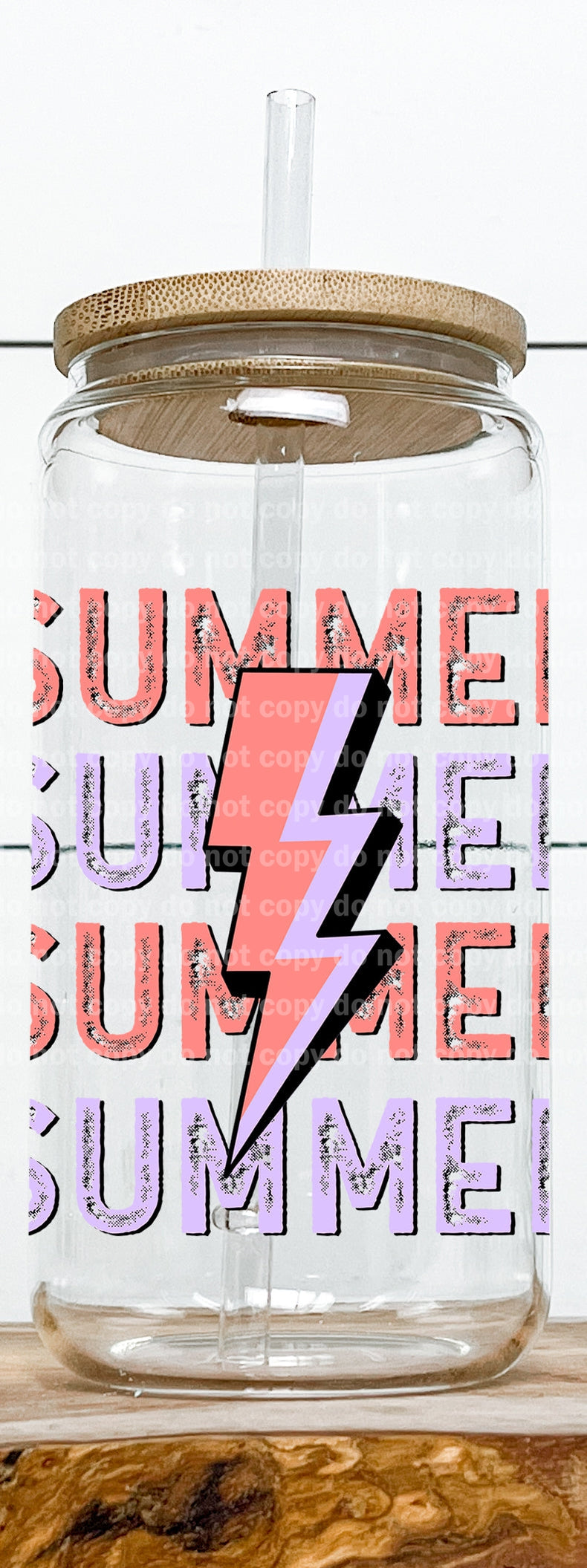 Summer Lightning Bold Decal 3.5 x 3.5