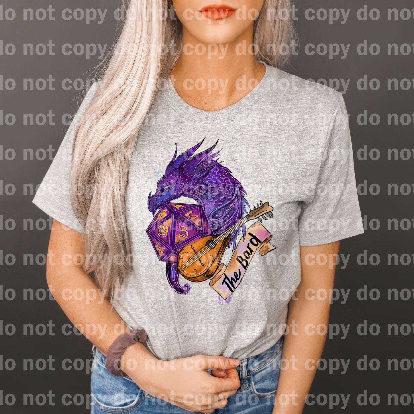 The Bard Purple Dragon Banner