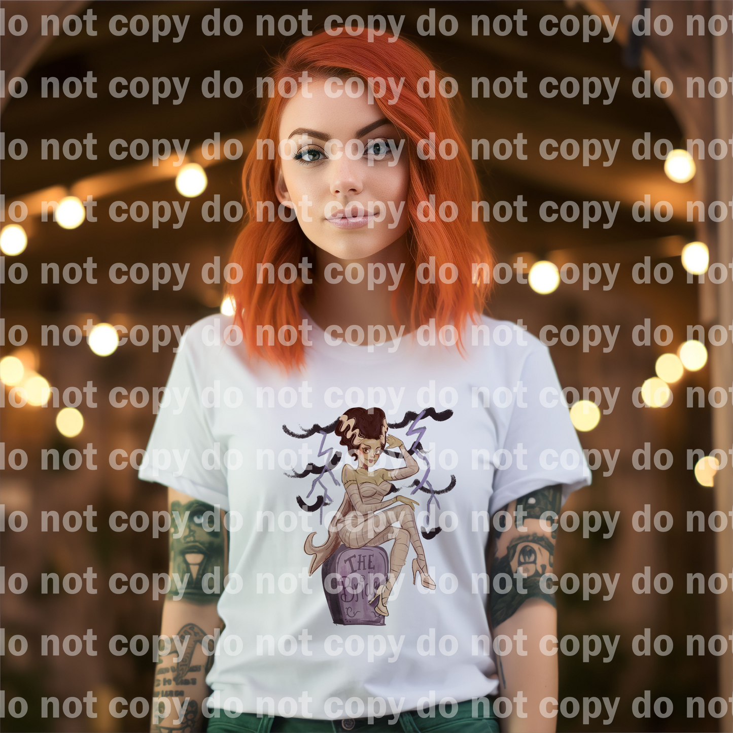 The Bride On Tombstone