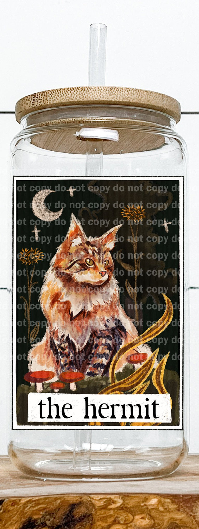 The Hermit Cat Tarot Card