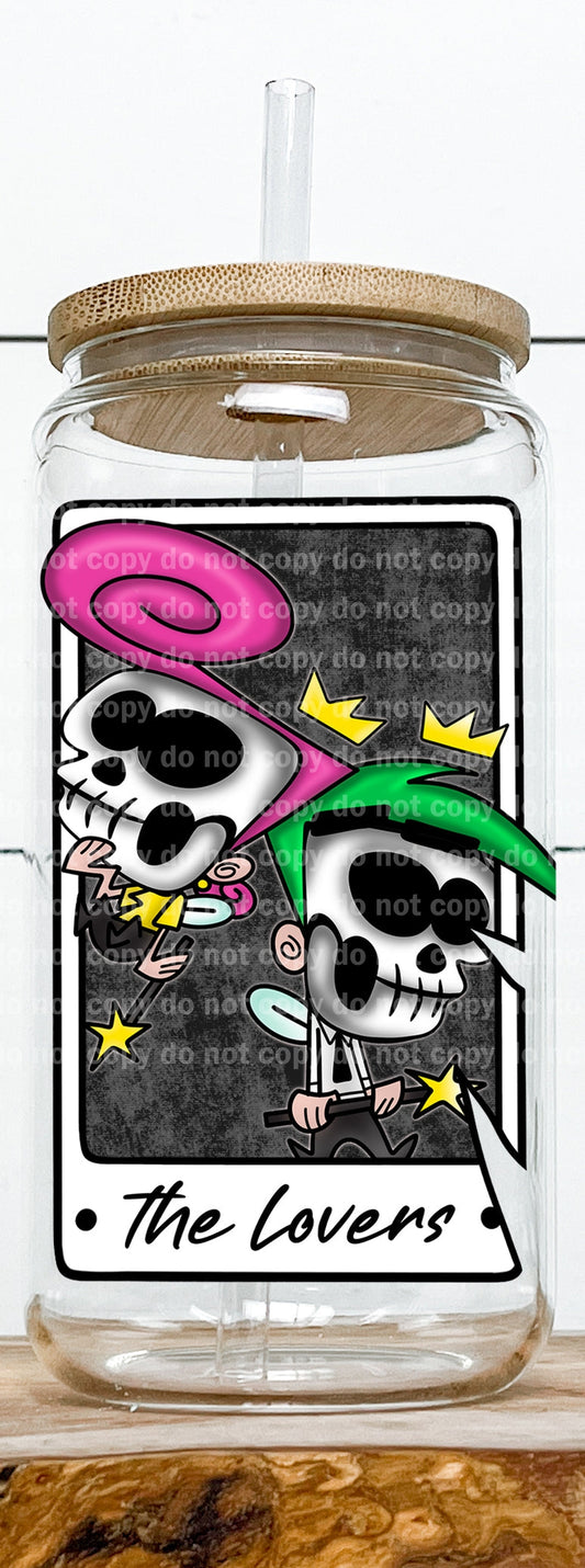 The Lovers Card Decal 3 x 4.5