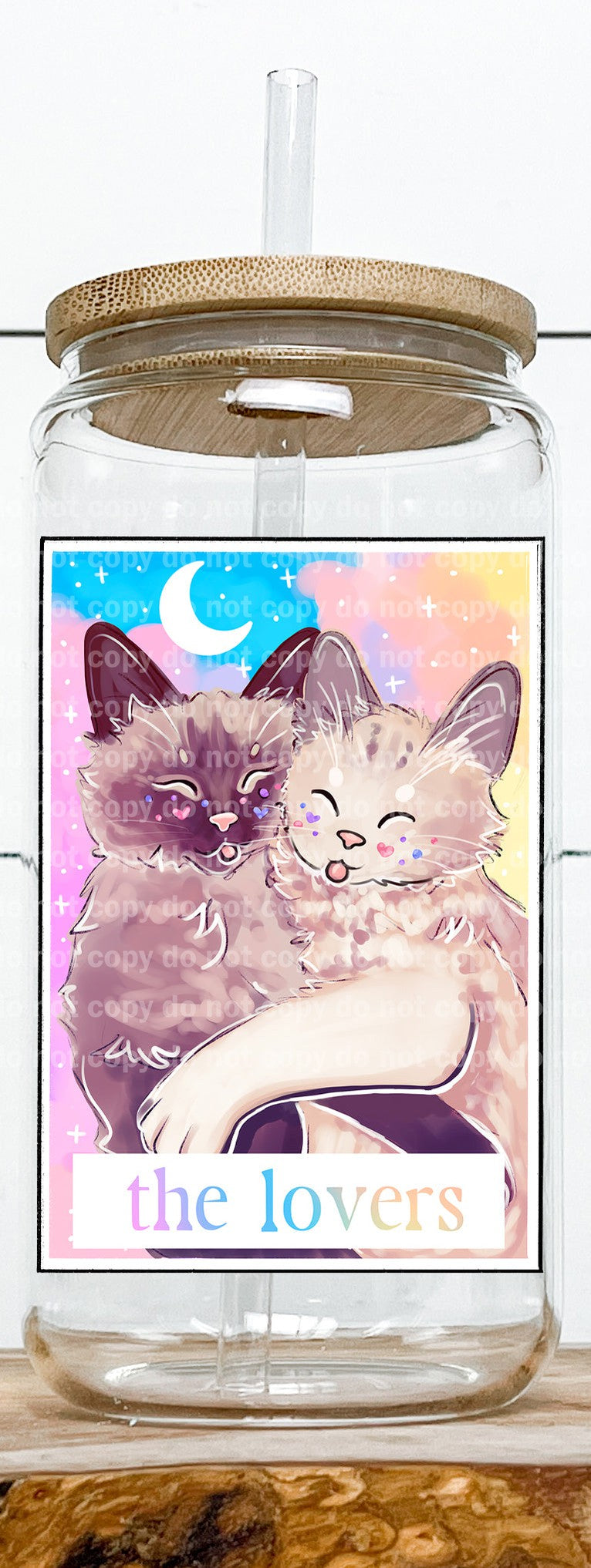 The Lovers Cat Tarot Card