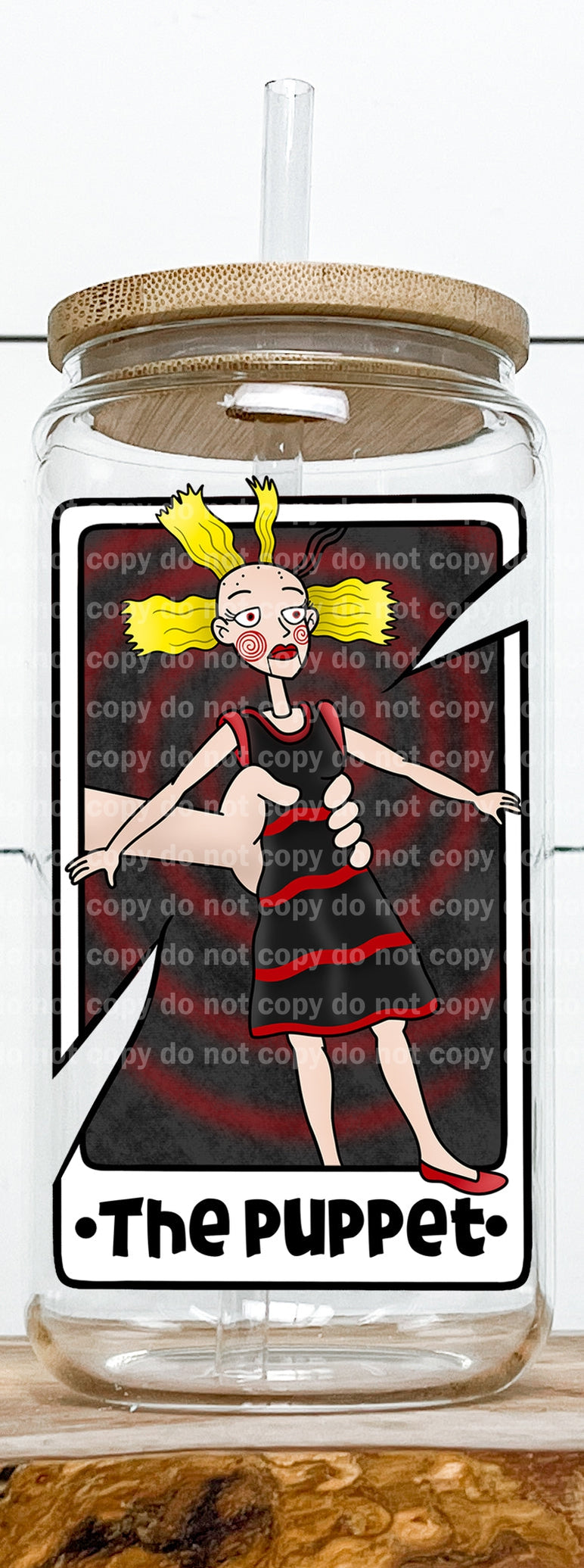 The Puppet Card Decal 2.6 x 4.5