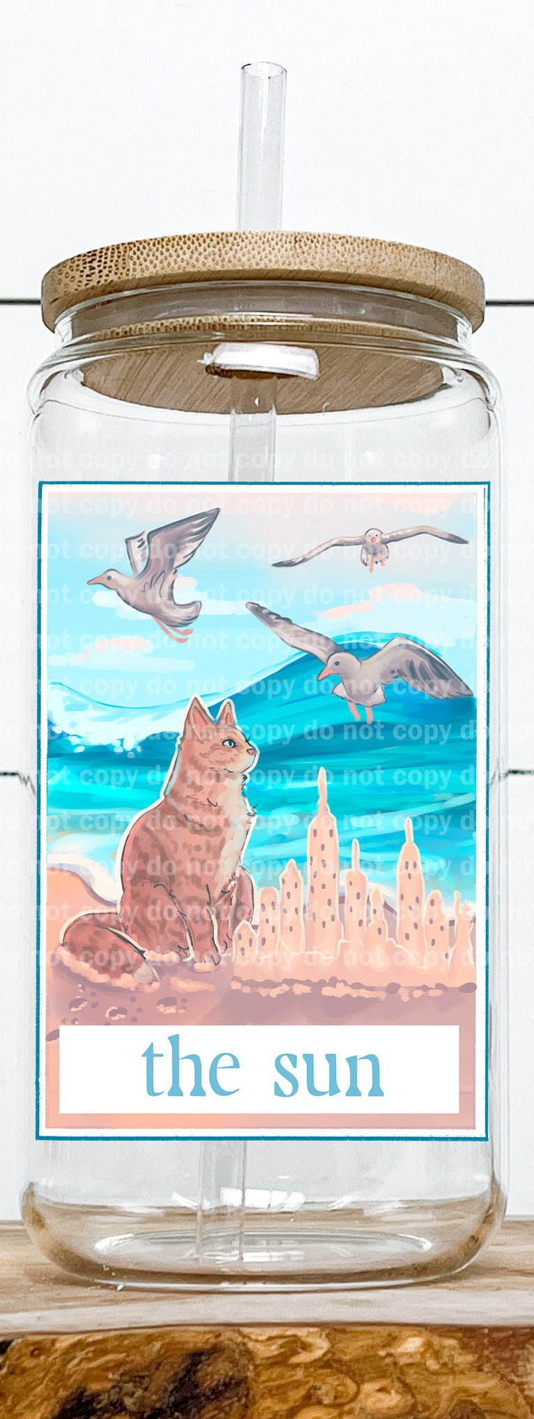 The Sun Cat Birds Tarot Card