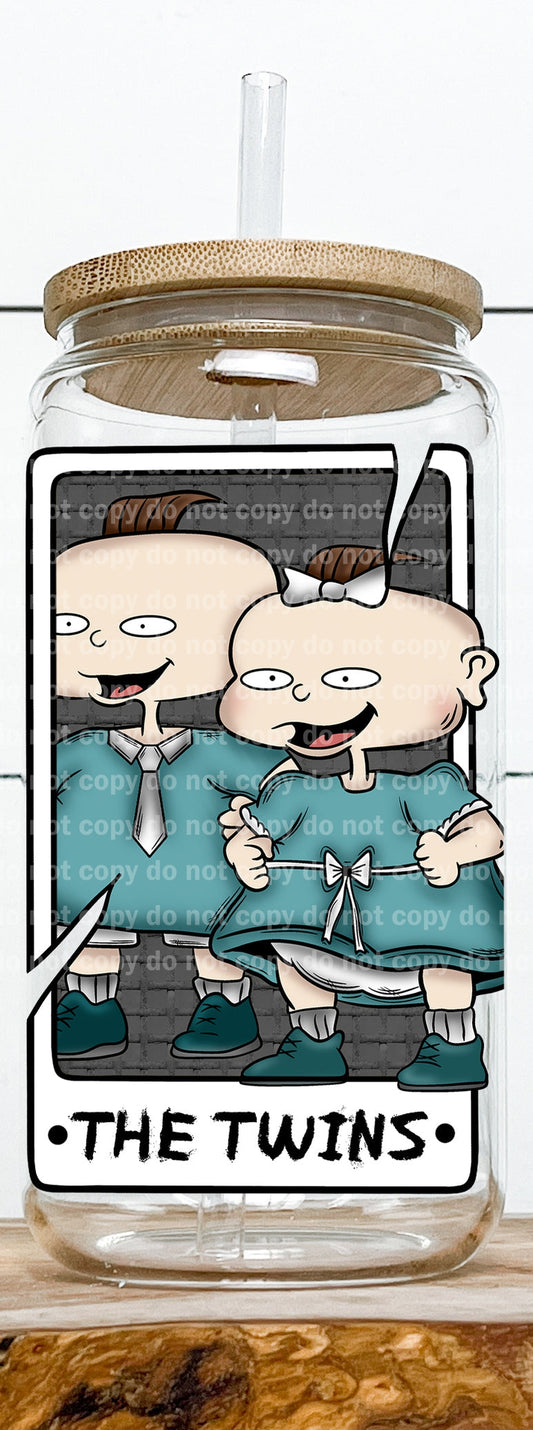 The Twins Card Decal 3 x 4.5