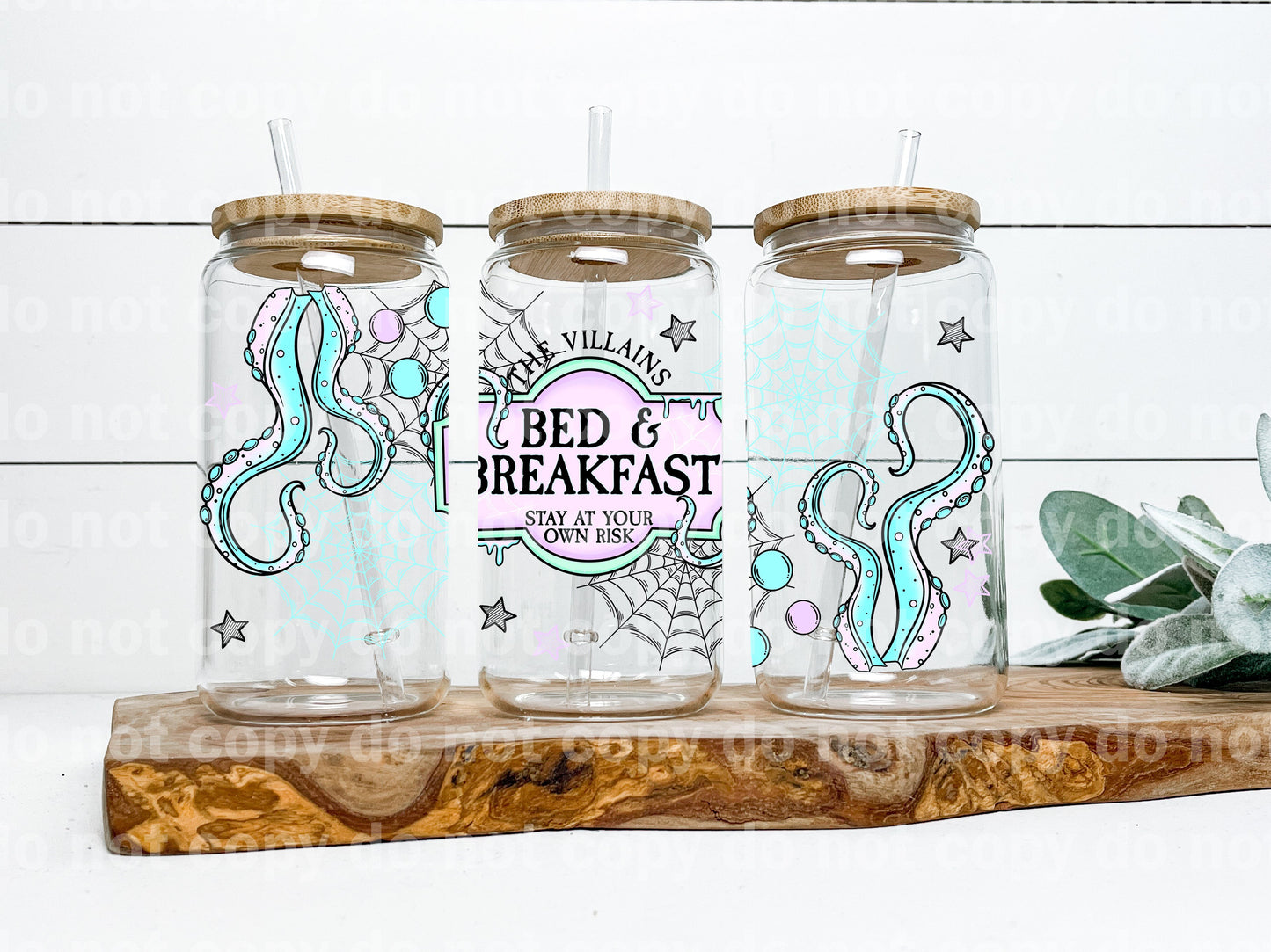 The Villains Bed And Breakfast 16oz Cup Wrap