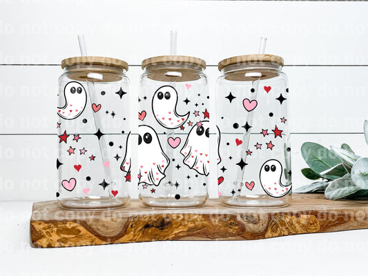 Valentine's Day Ghosties 16oz Cup Wrap