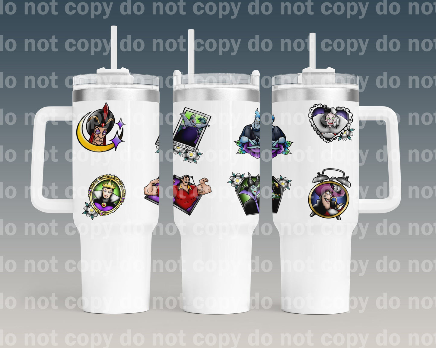 Villain Characters 40oz Cup Wrap