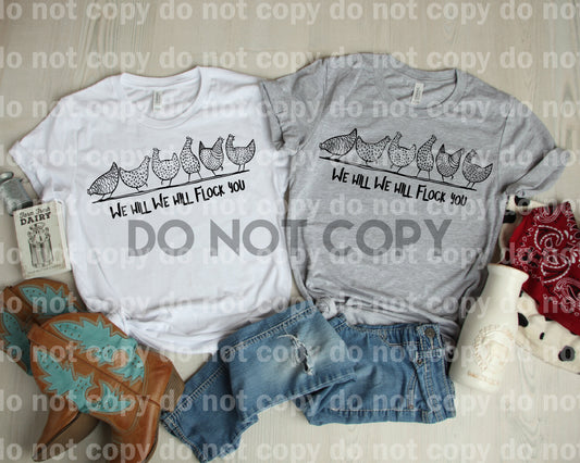 Chicken funny We will we will flock you Dream Print or Sublimation Print