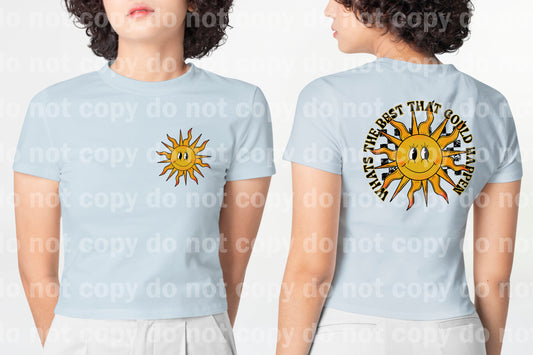 What's The Best That Could Happen with Sun Pocket Option Full Color/One Color Dream Print or Sublimation Print