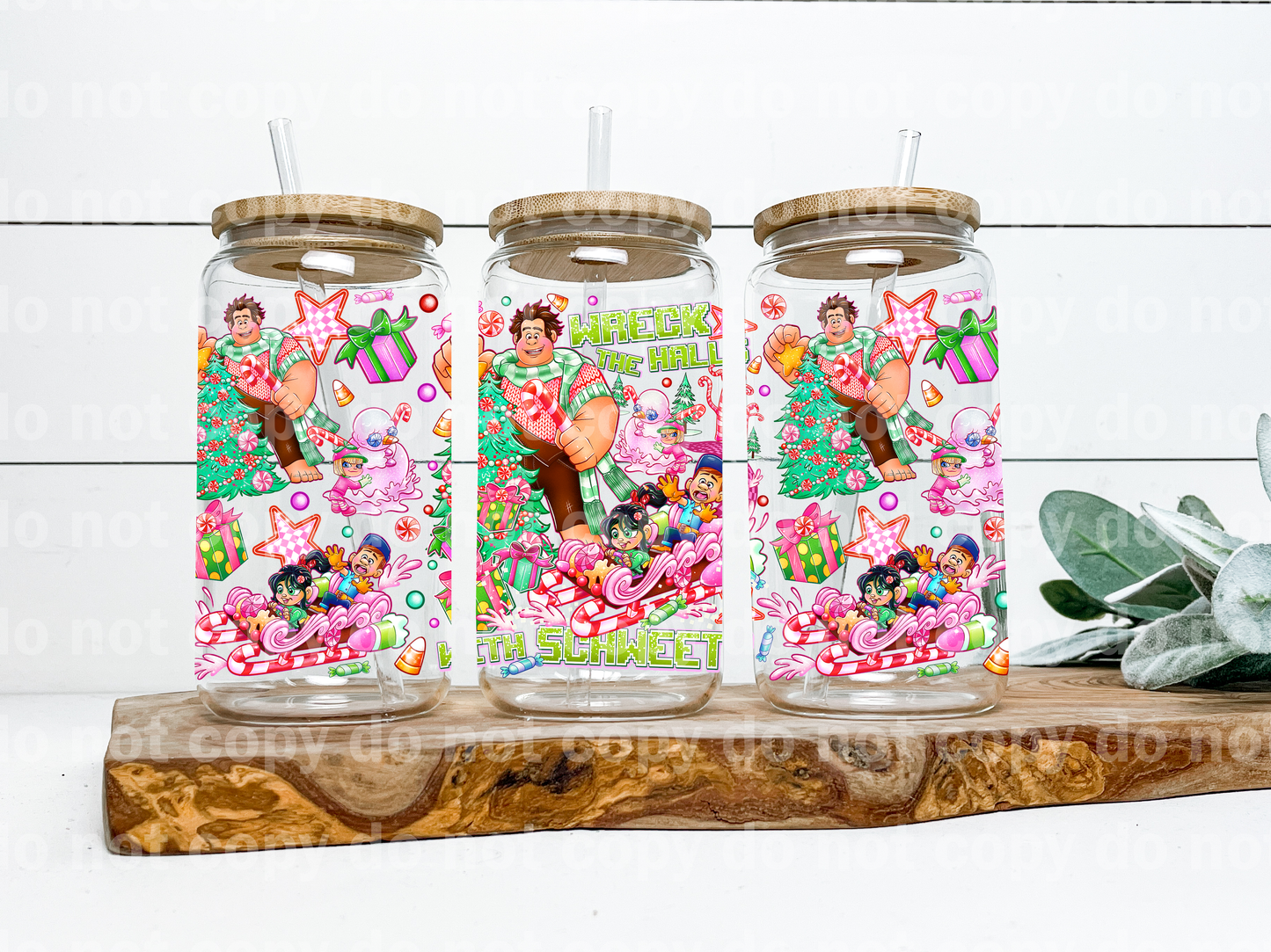 Wreck The Halls With Schweetz 16oz Cup Wrap