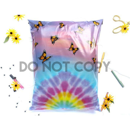 Poly mailer 14x17 Rainbow Butterfly print