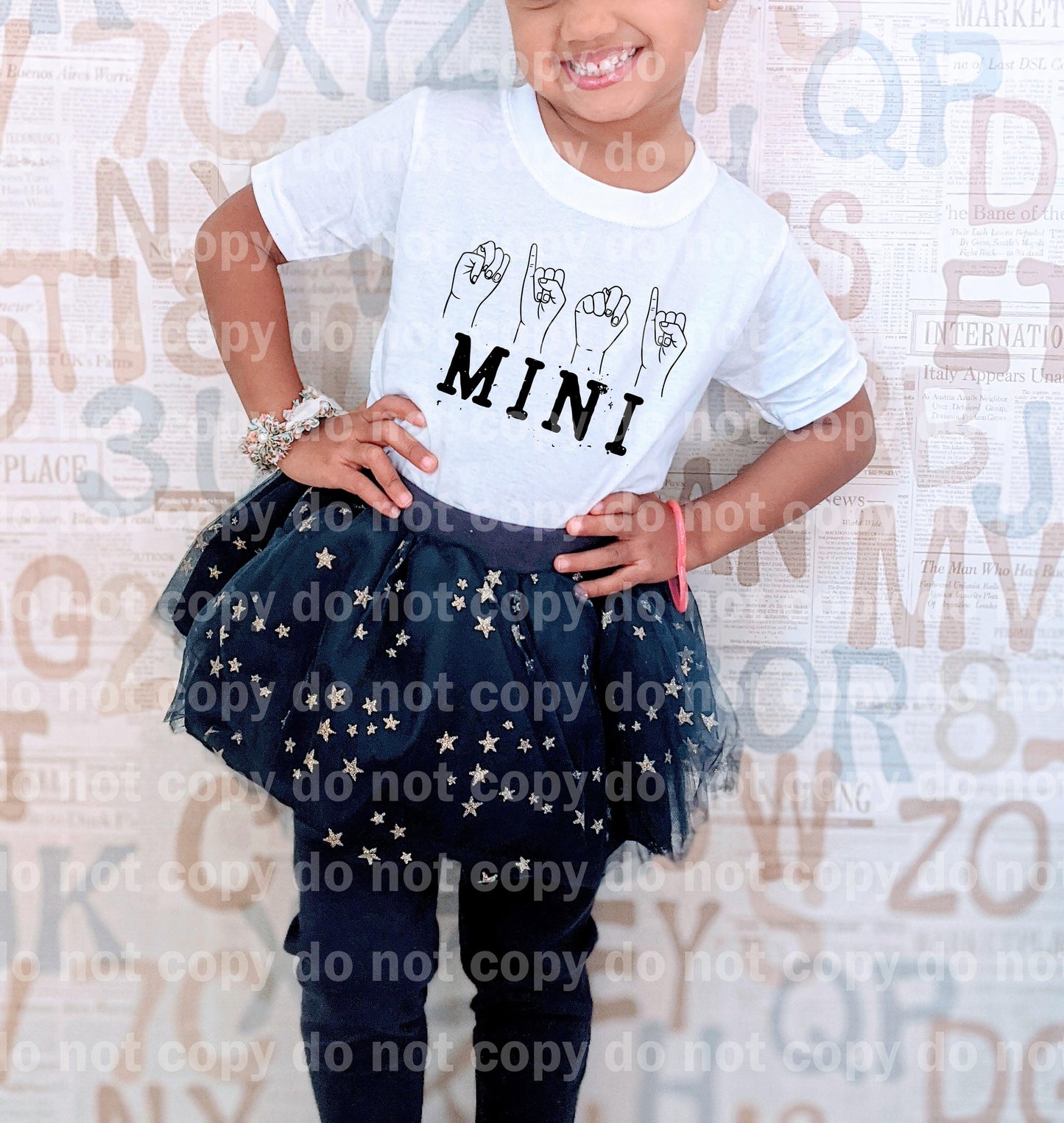 Hand Sign Mini Sublimation print