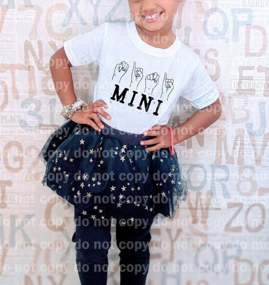 Hand Sign Mini Sublimation print