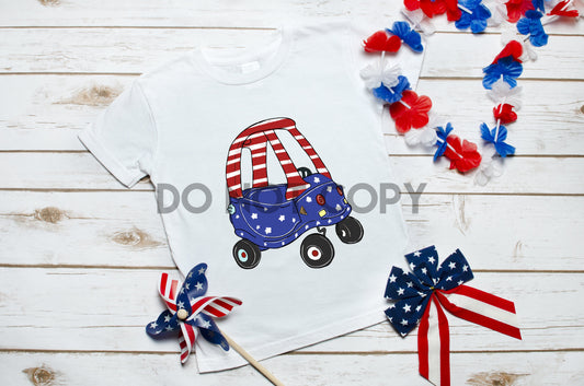4th of July Cozy Coupe Dream Print or Sublimation Print