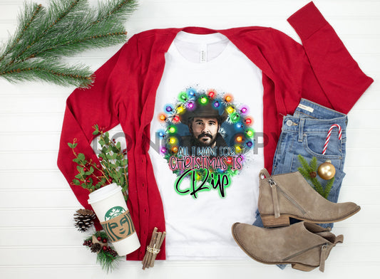 Todo lo que quiero para Navidad es impresión por sublimación Rip