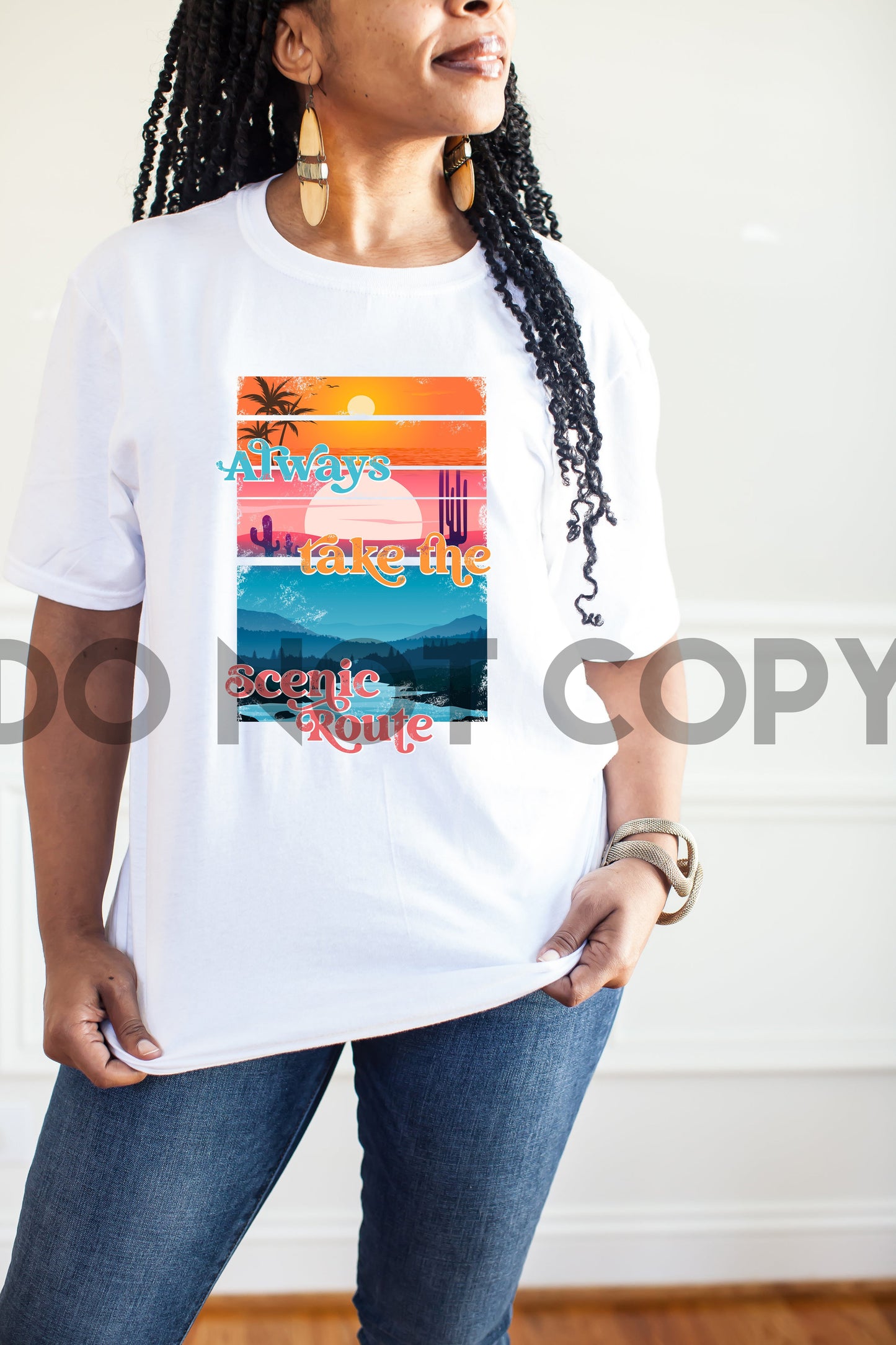 Always Take The Scenic Route Dream Print or Sublimation Print