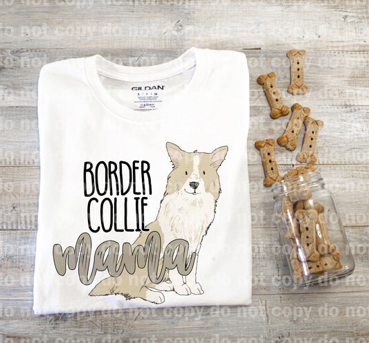 Border Collie Mama2 Sublimation Print