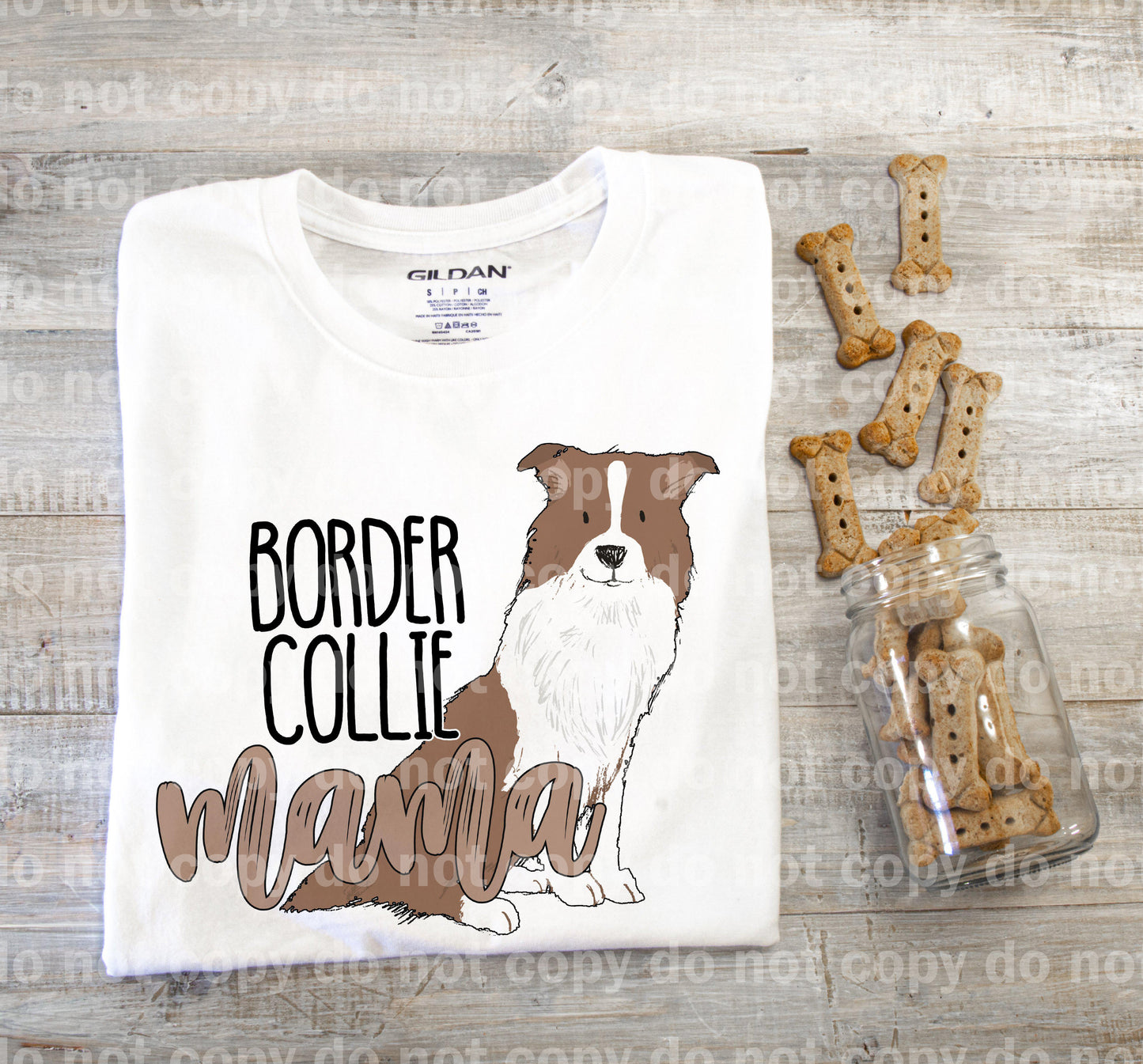 Border Collie Mama3 Sublimation Print