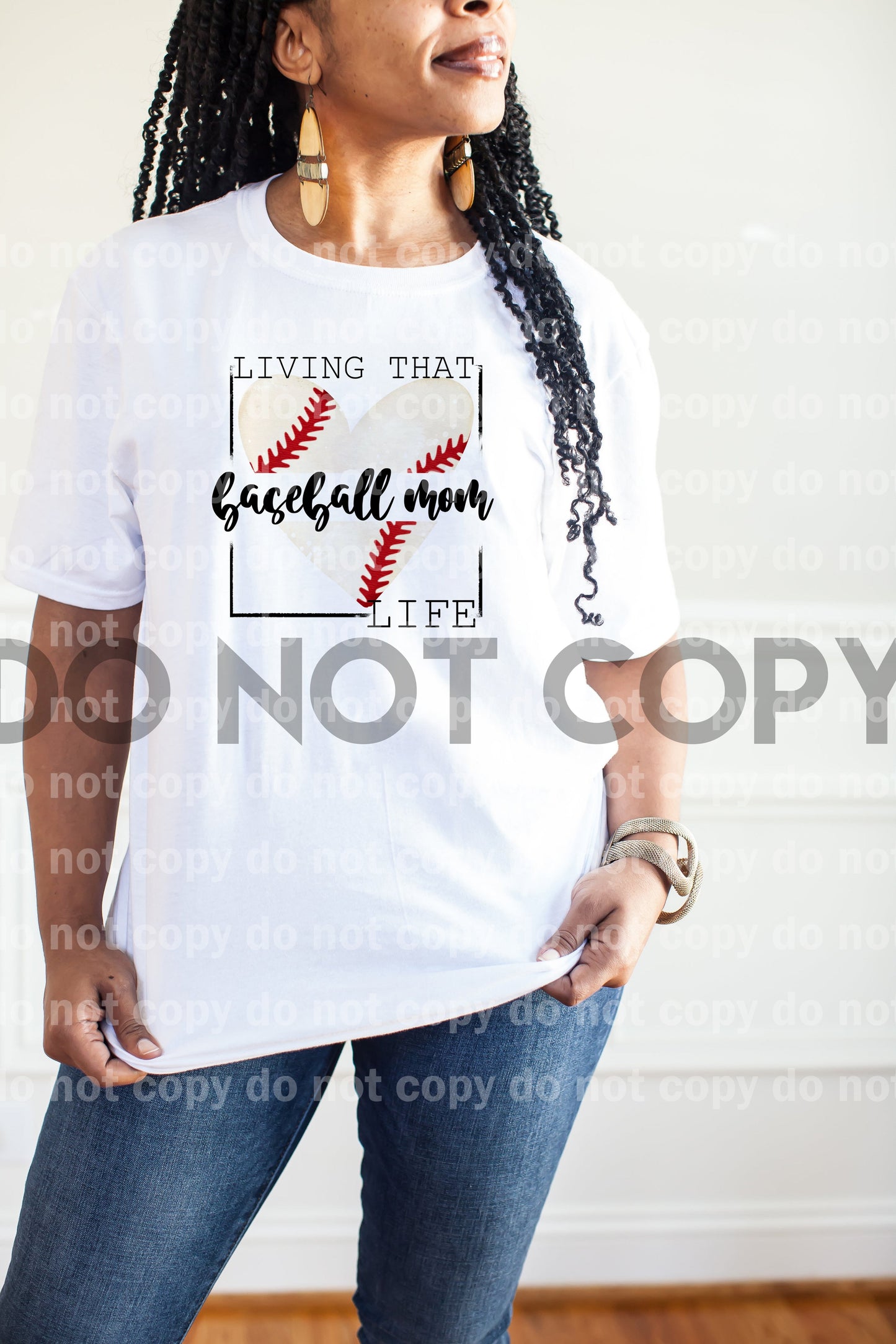 Living that Baseball Mom Life Dream Print or Sublimation Print