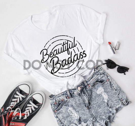 Beautiful Badass Sublimation Print
