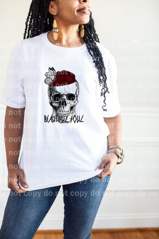 Beautiful Soul Skull Rose Sublimation print